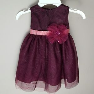 Dorissa burgundy dress for girl size 12 M